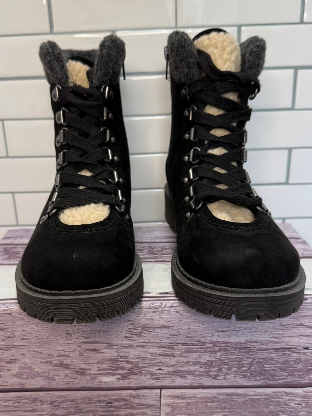 Crown Vintage Hopper Combat Boot Size 6.5 - Picture 4 of 8